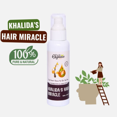 Khalida's Hair Miracle online in pakistan - Natural Hair Strong and Shine - Purely Organic