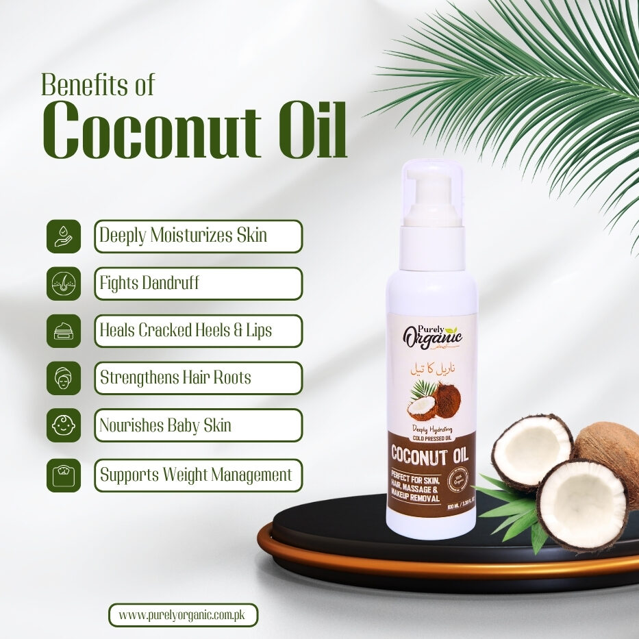 Benefits of Coconut Oil in Pakistan - Purely Organic