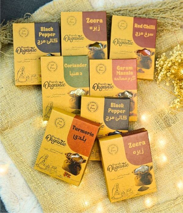 Spices by purely organic